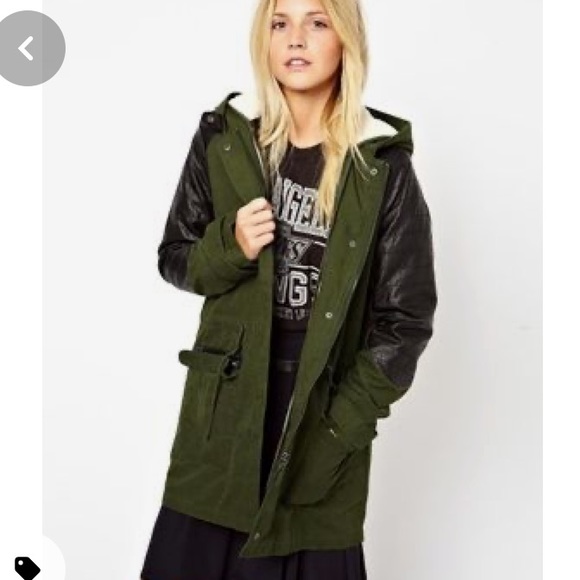 ASOS Jackets & Blazers - ASOS parka with removable fleece lining